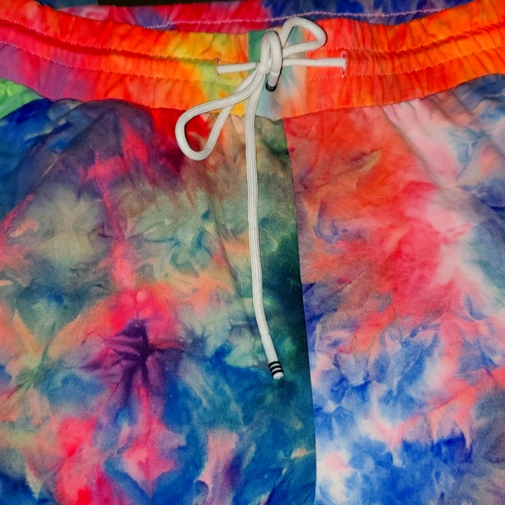 Tie die jogger pants
